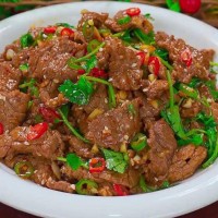 香菜拌牛肉